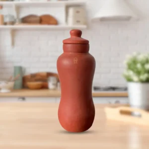 Terracotta Clay Water Bottle 1.5Liter For Hydreation