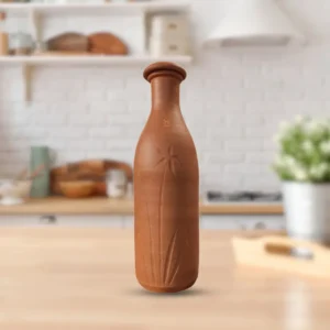 Terracotta Clay Water Bottle (Coconut Design) 800ml