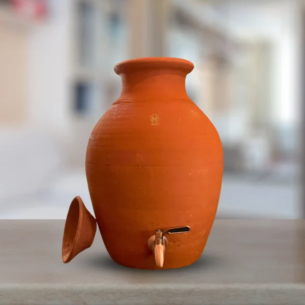 Terracotta clay water pot