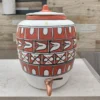 Earthen Handmade White Clay Water Pot Cross Design 11L