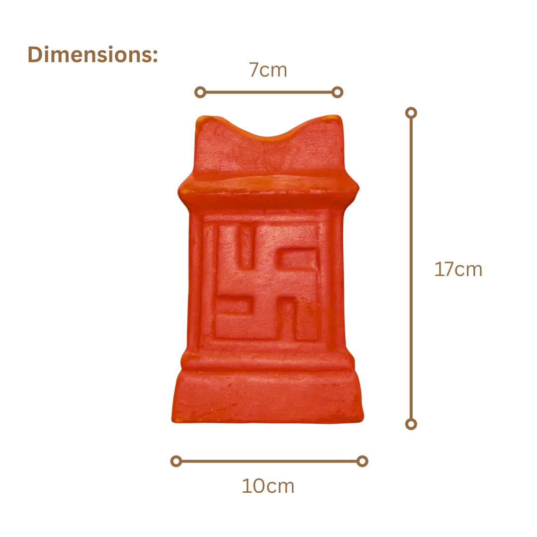 Mittify Red Clay Tulsi Planter